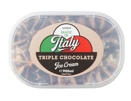 Bilde: © Italiano / Oda Italiano Trippel Sjokolade Iskrem 0,9 l