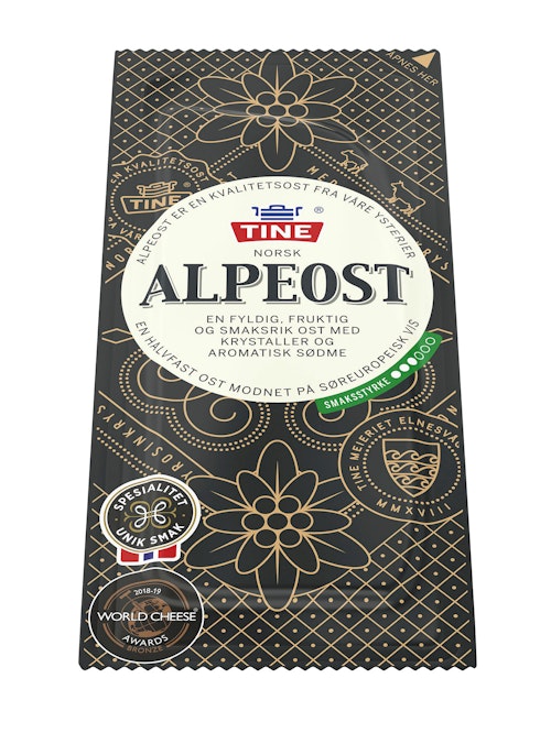 Bilde: © Tine / Oda Tine Norsk Alpeost 250 g