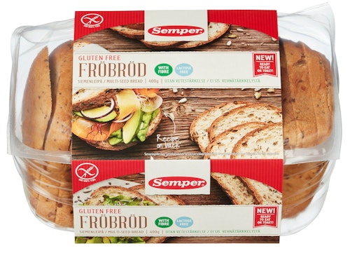 Bilde: © Semper / Kolonial.no Semper Flerkornbrød Glutenfri, 300 g