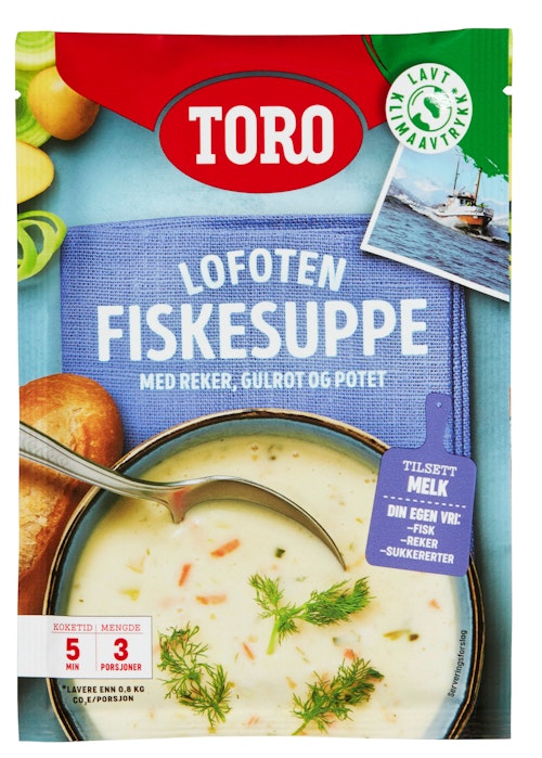 Bilde: © Toro / Kolonial.no Toro Lofoten fiskesuppe 70 g