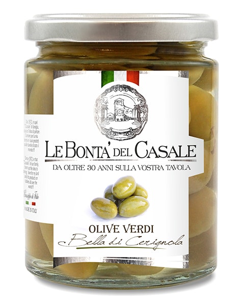 Le Bonta' del Casale Grønne Olivene Cerignola