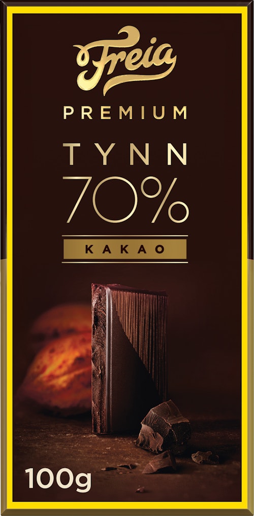 Bilde: © Freia / Oda Freia Premium Dark 70% Cocoa 100 g