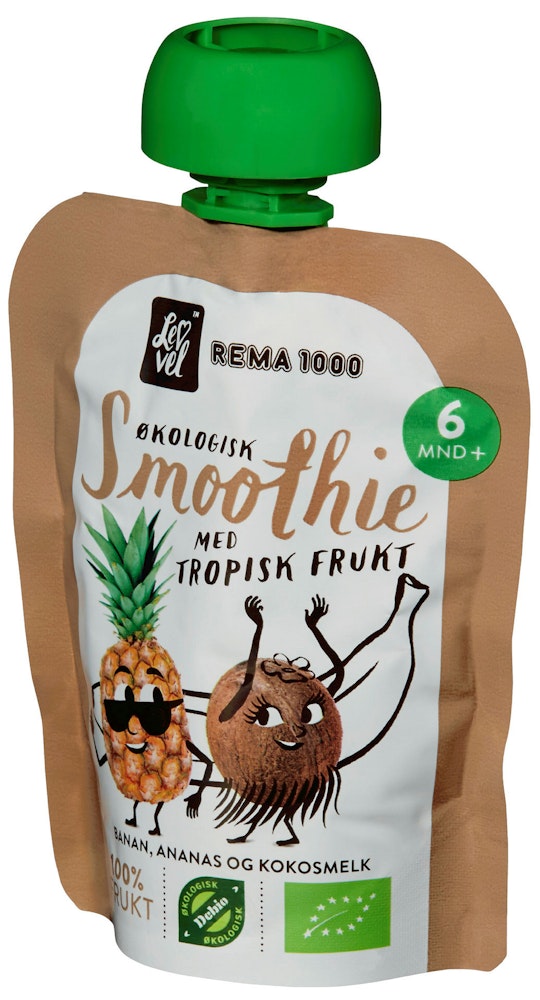REMA 1000 Lev Vel Smoothie Tropisk Frukt Fra 6 mnd