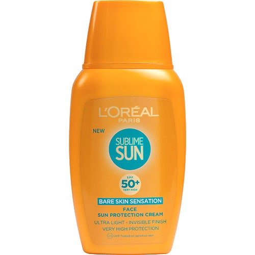 L'Oreal Sublime Sun Bare Skin Sensation Face SPF 50