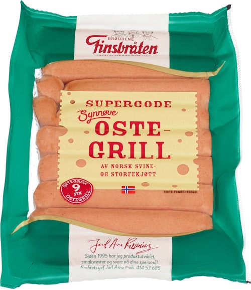 Bilde: © Finsbråten / Kolonial.no Finsbråten Ostegrill 495 g