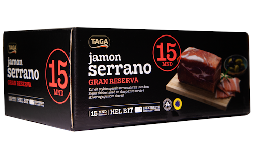 Bilde: © Taga / Kolonial.no Taga Jamon Serrano Gran Reserva 1 kg