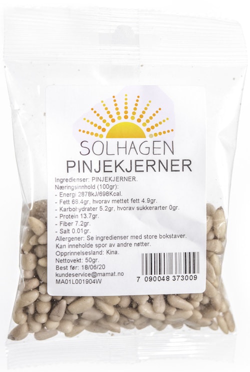 Pinjekjerner Nøtteliten, Kina, 50 g