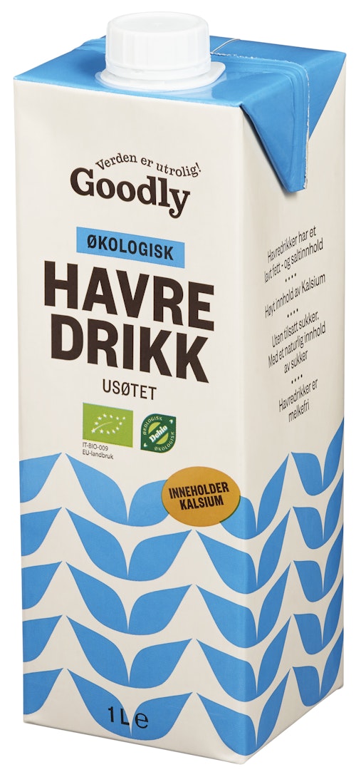 Bilde: © Goodly / Oda Goodly Havredrikk 1 l