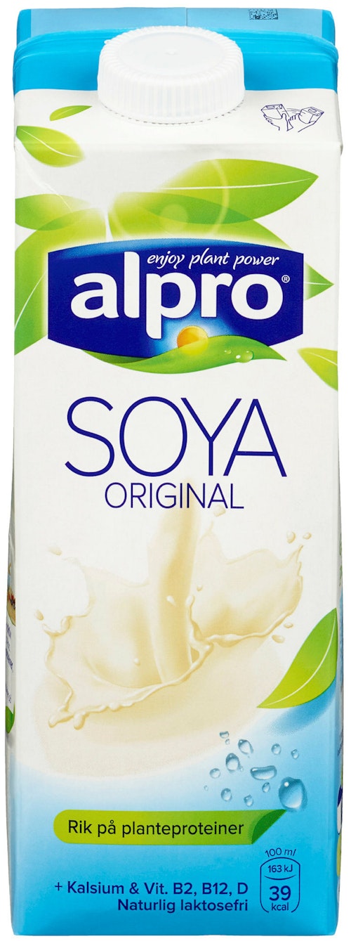 Bilde: © Alpro / Kolonial.no Alpro Soyamelk Naturell, 1 l
