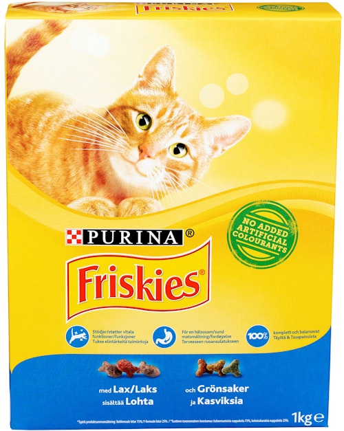 Bilde: © Friskies / Oda Friskies Laks & Grønnsaker 1 kg