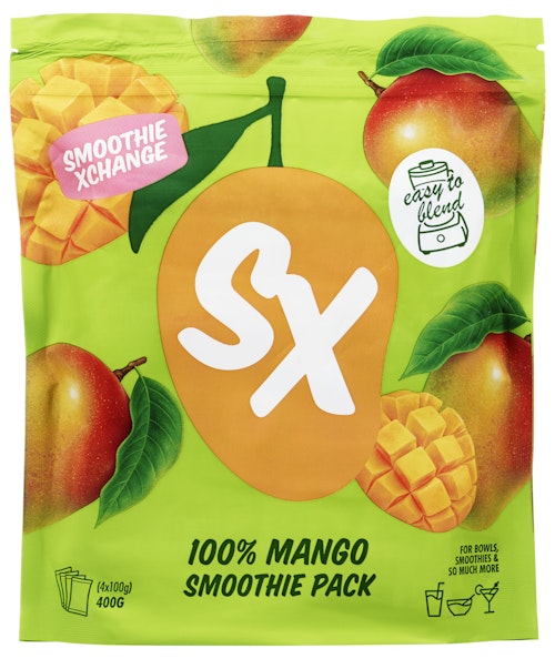 Bilde: © Smoothie Xchange / Oda Smoothie Xchange Mango Smoothie Pack 400 g