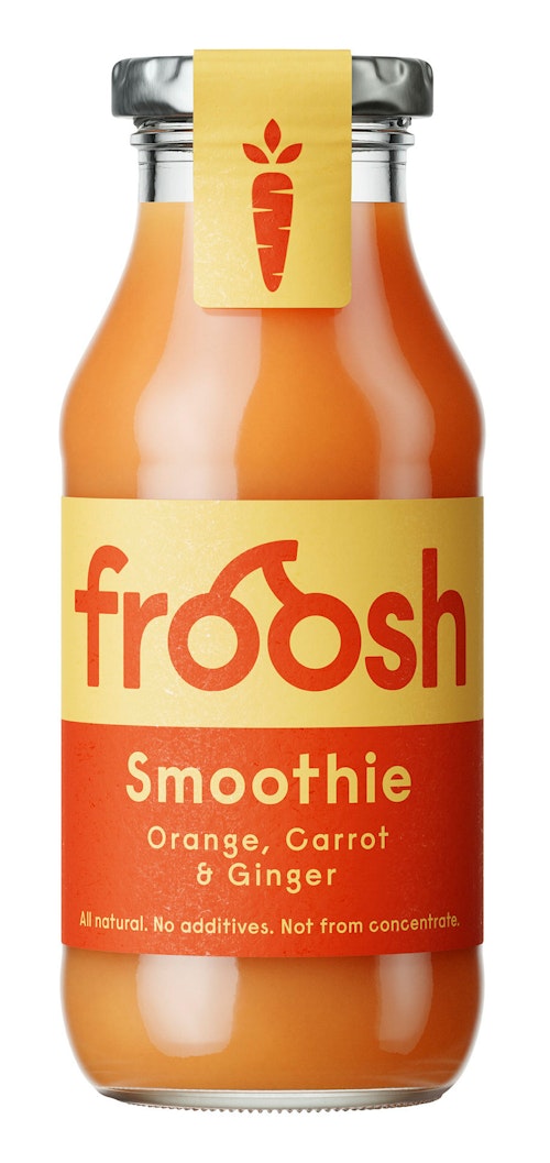 Bilde: © Froosh / Oda Froosh Smoothie Gulrot & Ingefær 250 ml