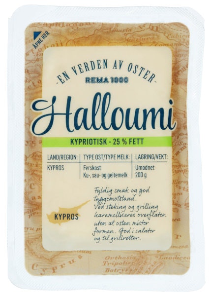 Bilde: © REMA 1000 / Kolonial.no REMA 1000 Halloumi 200 g