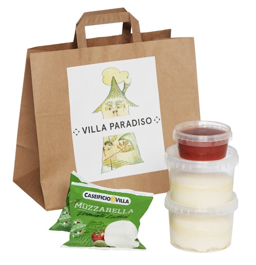 Villa Paradiso Pizzakit - Margherita 2 stk Fersk