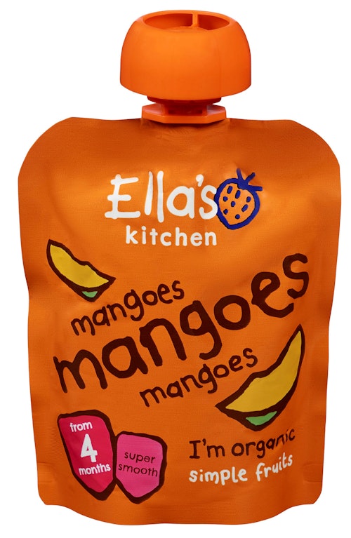 Bilde: © Ella's Kitchen / Kolonial.no Ella's Kitchen Mango Mango Fra 4 mnd, 70 g