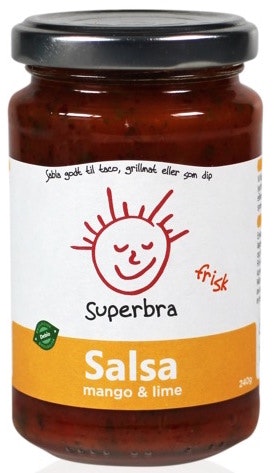 Bilde: © Superbra / Oda Superbra Salsa Frisk Mango & Lime Økologisk