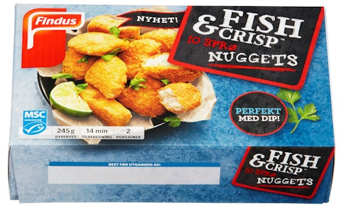 Bilde: © Findus / Oda Findus Fish & Crisp Nuggets 245 g