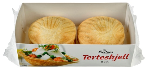 Bilde: © Berthas / Kolonial.no Berthas Terteskjell 210 g