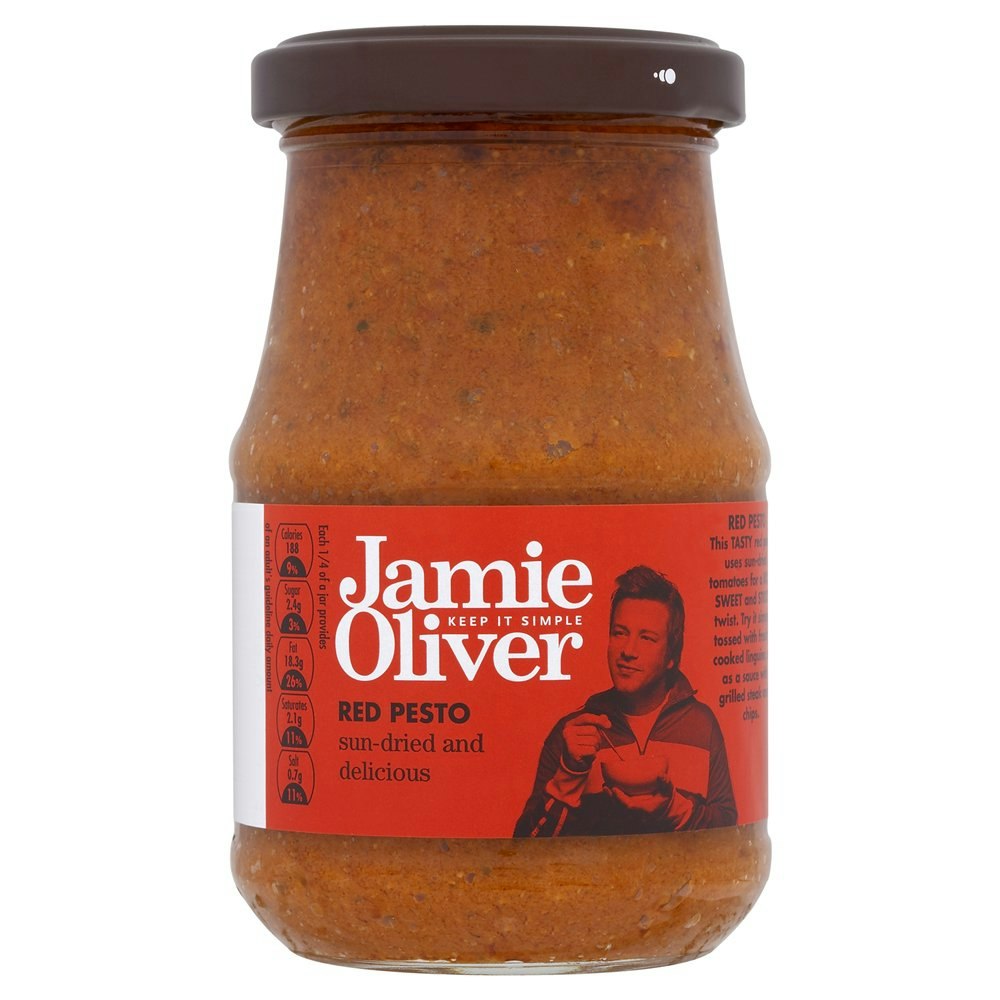 Jamie Oliver Pestosaus Rød Soltørket Tomat Jamie Oliver