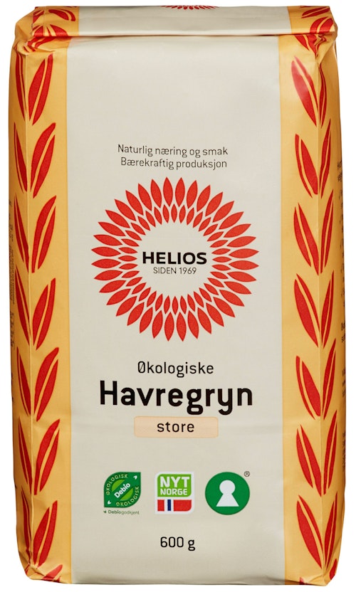 Bilde: © Helios / Oda Helios Havregryn Økologisk Store