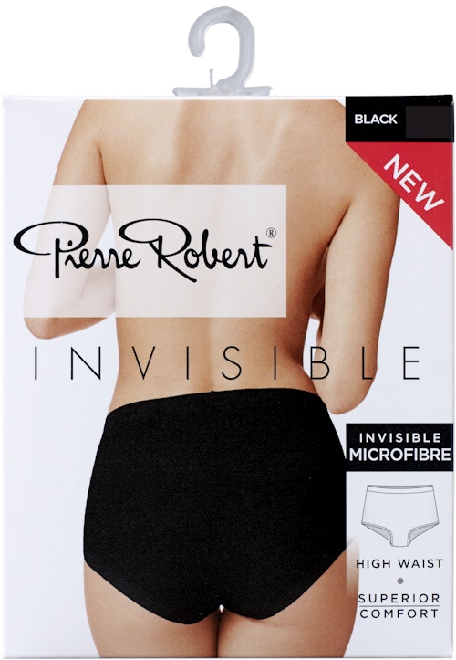 Bilde: © Pierre Robert / Kolonial.no Pierre Robert Micro High Waist Invisible Truse Black, str. M, 1 stk