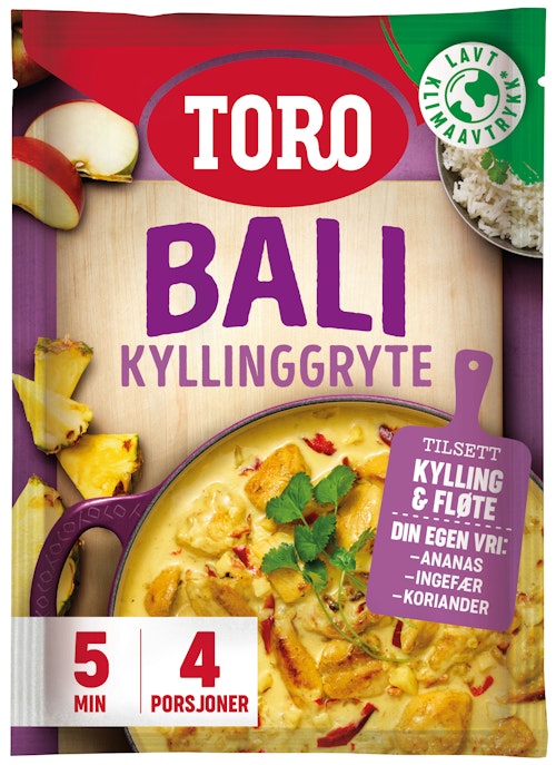 Bilde: © Toro / Oda Toro Bali Kyllinggryte 91 g