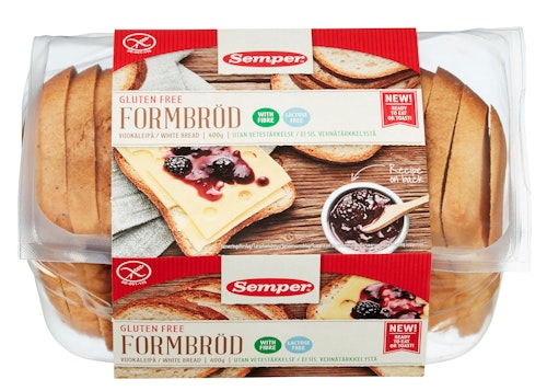 Bilde: © Semper / Kolonial.no Semper Formbrød Glutenfri, 400 g