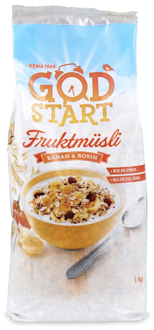 Bilde: © REMA 1000 / Oda REMA 1000 Fruktmüsli 1 kg