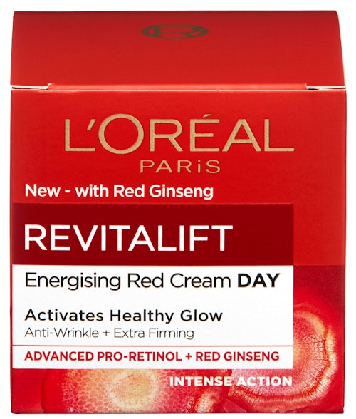 L'Oreal Revitalift Energising Red Day Cream