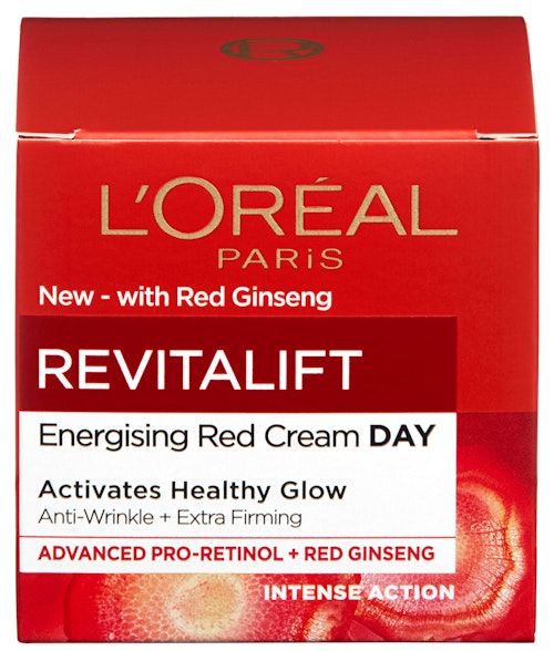 Bilde: © L'Oreal / Oda L'Oreal Revitalift Energising Red Day Cream 1 stk