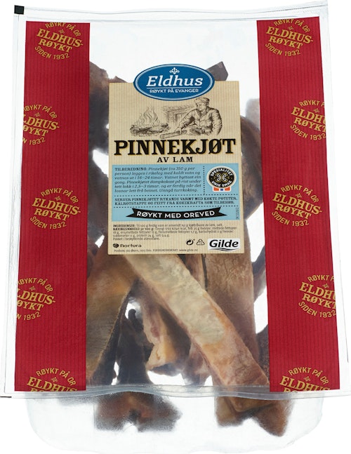 Bilde: © Gilde / Kolonial.no Gilde Eldhusrøkt Pinnekjøtt Av Lam, ca. 1 kg