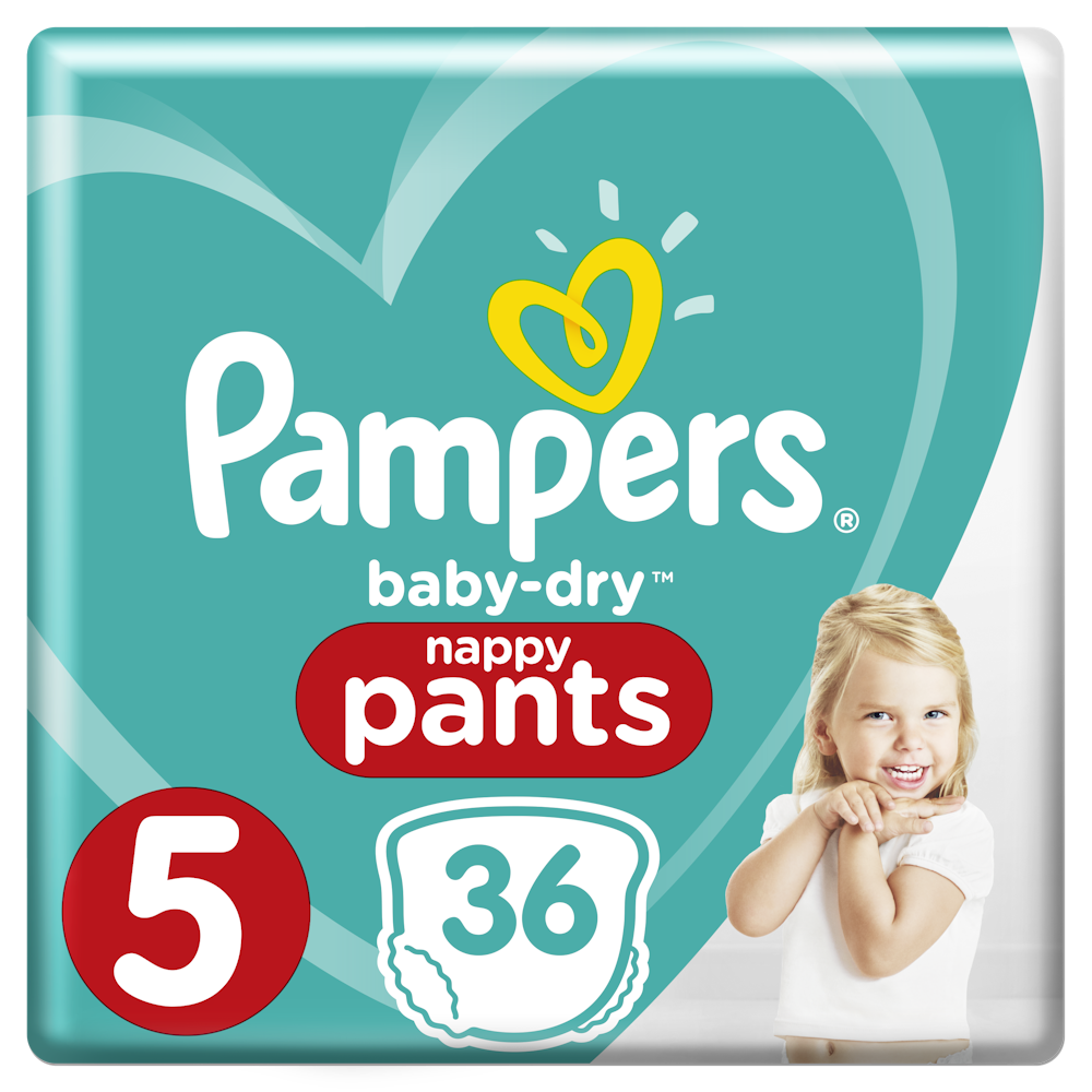 Pampers Bleie Baby Dry Pants Str.5 12-17kg