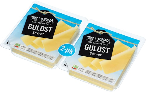 Bilde: © Prima / Oda Prima Gulost Skivet 2 x 200g