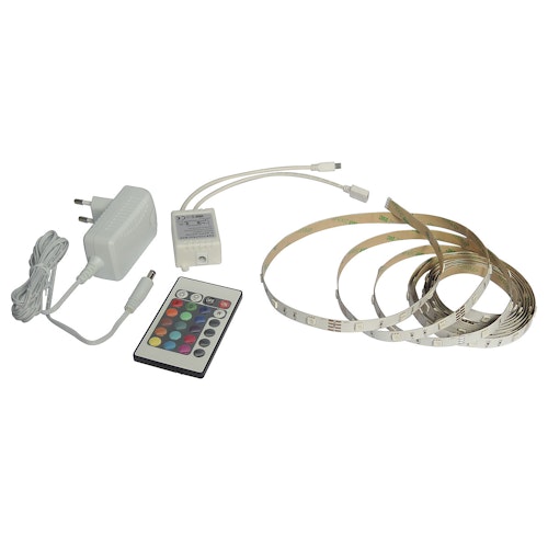 Bilde: © Clas Ohlson / Oda Clas Ohlson Fleksibel LED-list RGB 3m IP20