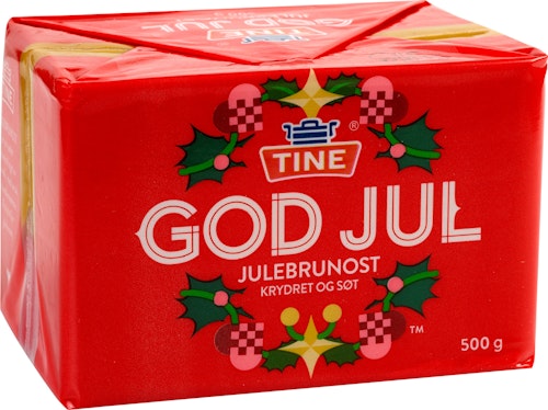 Bilde: © Tine / Kolonial.no Tine Krydret Julebrunost 500 g