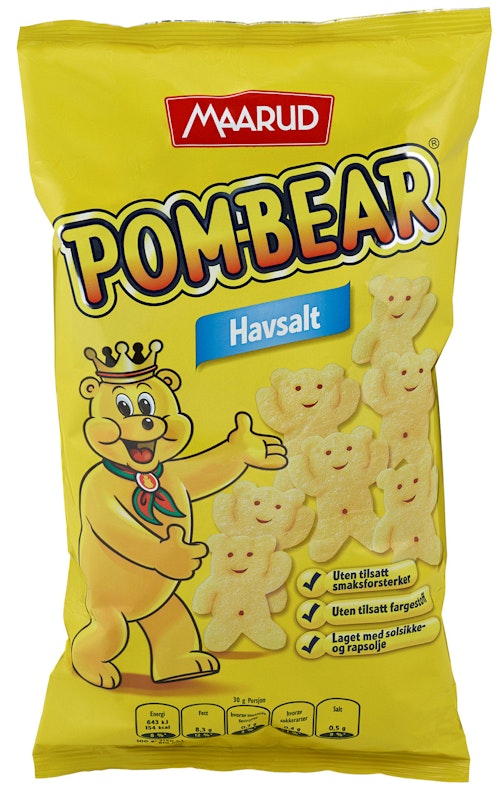 Bilde: © Maarud / Kolonial.no Maarud Pombear Salt 90 g