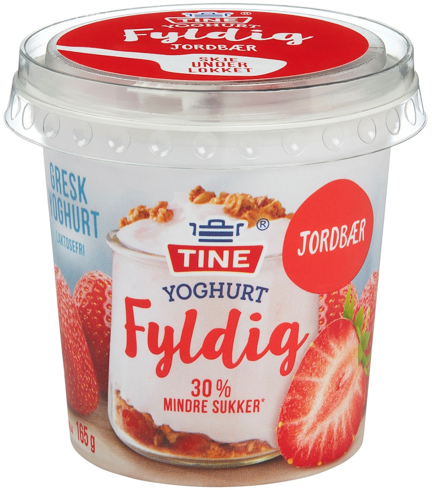 Tine Yoghurt Fyldig Jordbær