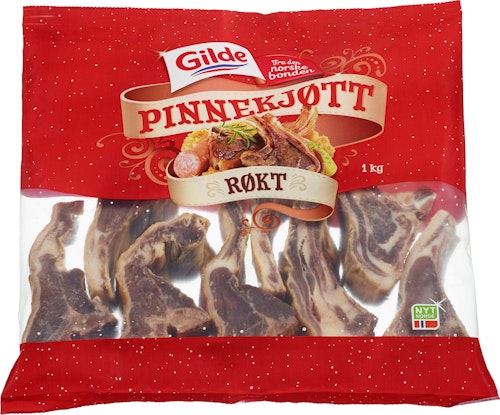 Bilde: © Gilde / Kolonial.no Gilde Pinnekjøtt Av Lam Røkt 1 kg