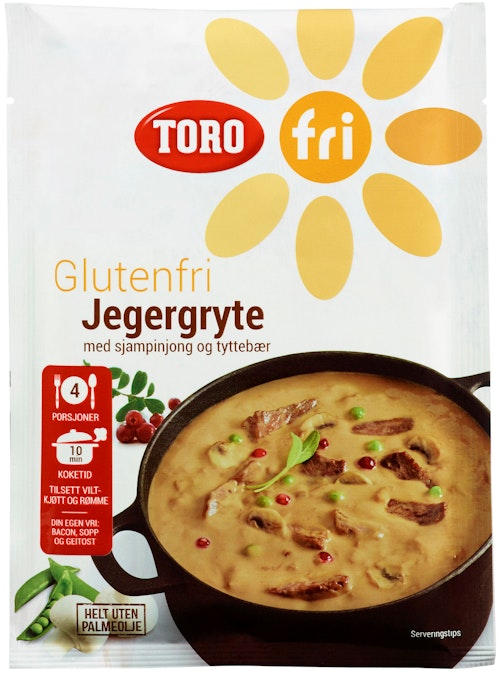 Bilde: © Toro / Kolonial.no Toro Toro Jegergryte Glutenfri, 90 g