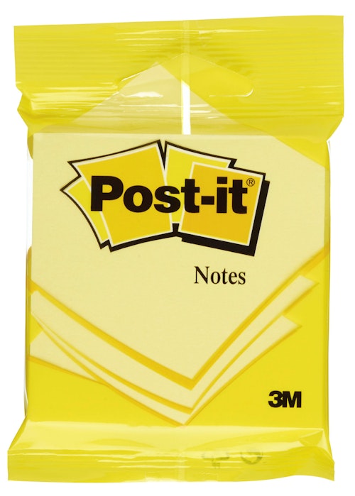 Post-it Post-It Blokk Gul 76x76mm, 1 stk