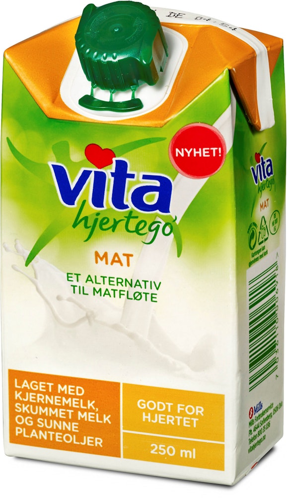 Vita Hjertego' Mat Alternativ Til Matfløte