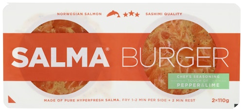 Bilde: © Salma / Oda Salma Salma Burger Pepper&Lime 2 stk