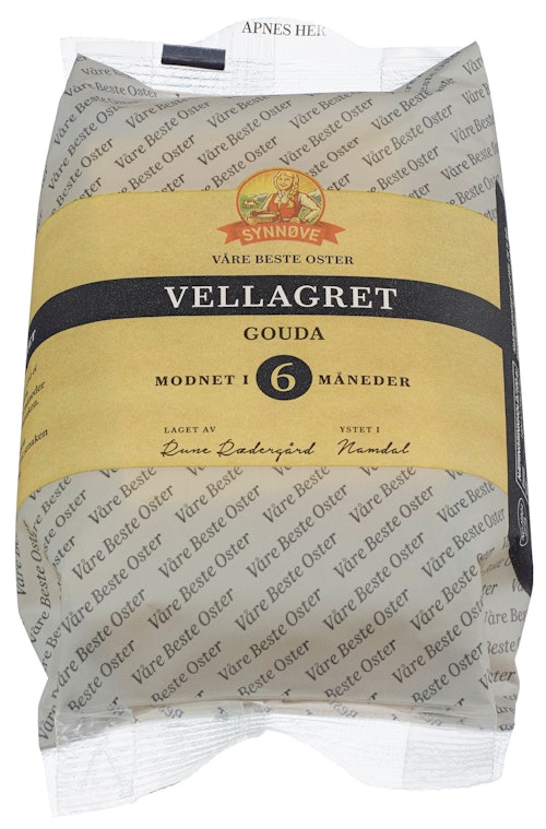 Bilde: © Synnøve / Kolonial.no Synnøve Vellagret Gouda 340 g