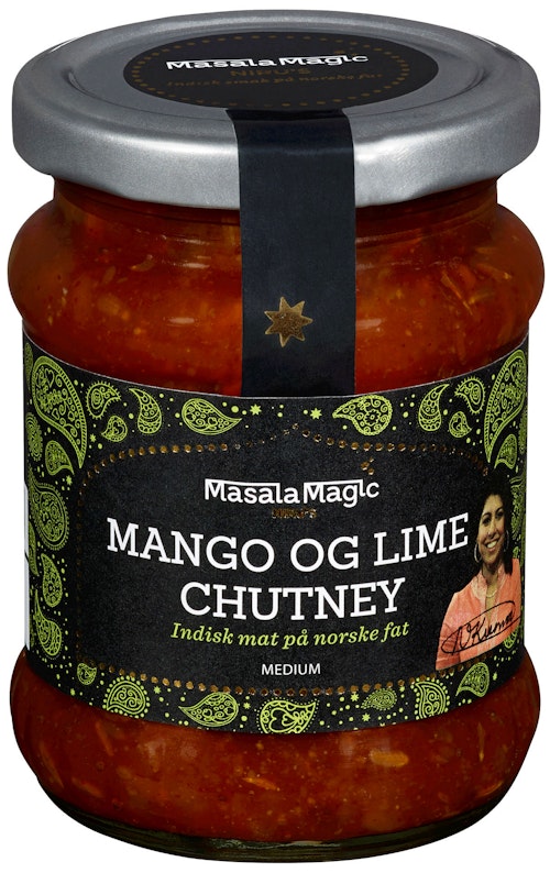 Bilde: © MasalaMagic / Kolonial.no MasalaMagic Nirus Mango & Lime Chutney 250 g