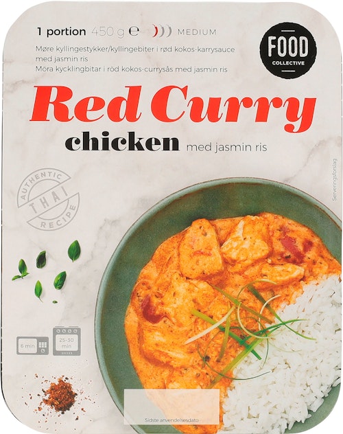 Bilde: © Food Collective / Oda Food Collective Red Chicken Curry