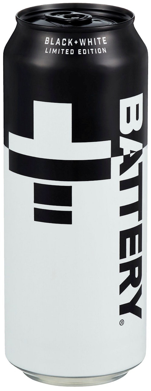 Bilde: © Battery / Kolonial.no Battery Battery Black & White 0,5 l