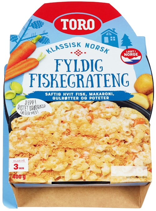 Bilde: © Toro / Kolonial.no Toro Toro Fiskegrateng 400 g