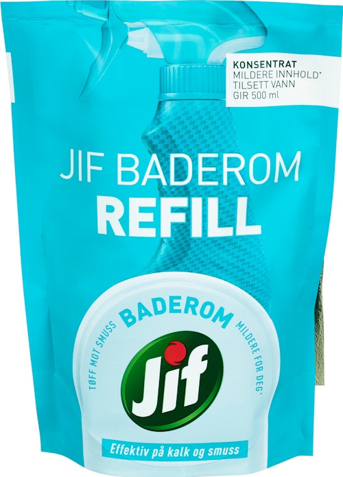 Bilde: © Jif / Kolonial.no Jif Jif Baderom Refill, 500 ml