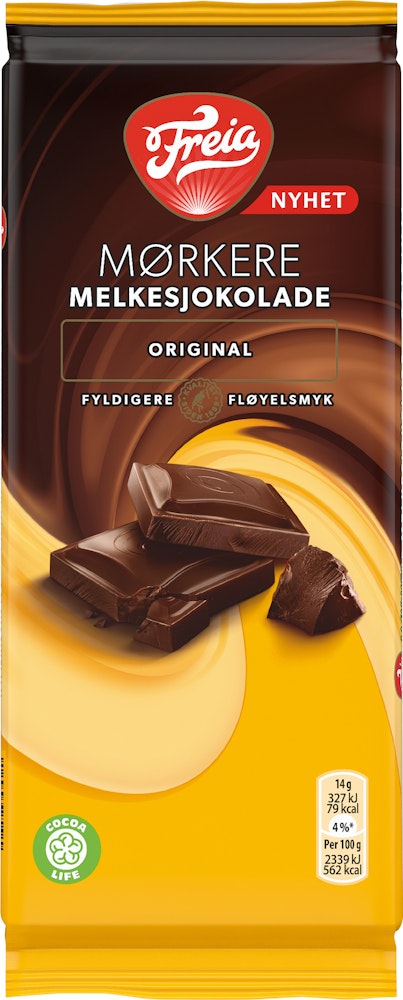Freia Mørkere Melkesjokolade Original