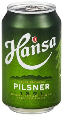 Bilde: © Hansa Borg / Oda Hansa Borg Hansa Pilsner 0,33 l
